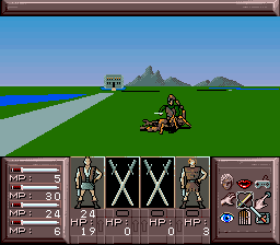 Drakkhen (USA) In game screenshot